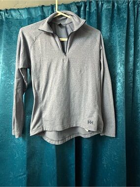 Helly Hansen Navy Blue Quarter-Zip Fleece Pullover